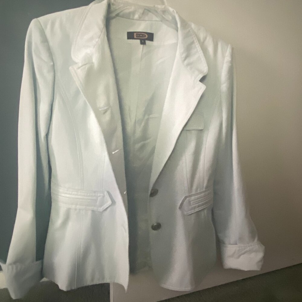 Ice blue jacket, size 8